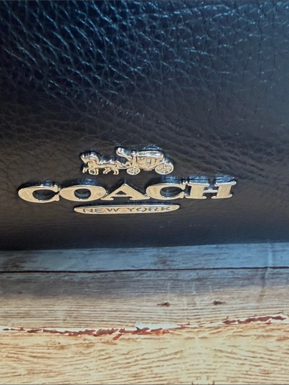 Coach Black Pebbled Leather Hobo Shoulder Bag with Silver Hardware